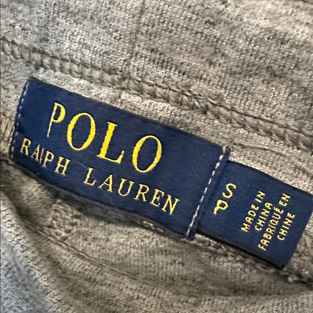 Ralph Lauren Gray Polo Logo Sweatshirt and Sweatpants - Picture 4 of 6